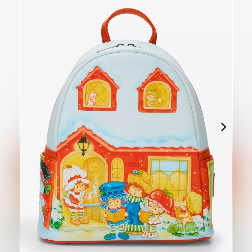 Loungefly Red and White Backpack